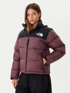 The North Face Kurtka puchowa 1996 Retro Nuptse NF0A3XEO Brązowy Regular Fit - Kurtki damskie - miniaturka - grafika 1