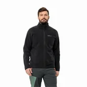 Bluzy męskie - Męska bluza polarowa Jack Wolfskin WALDSTEIG FZ M black - M - miniaturka - grafika 1