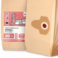 Worki do odkurzaczy - 20x Worek do Odkurzacza Einhell Bt-vc 1250 Papierowy Duży Mocny Worki 2A - miniaturka - grafika 1