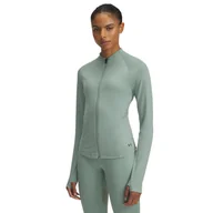 Bluzy damskie - Damska Bluza UNDER ARMOUR VANISH ELITE VENT FZ 1389873-348 – Oliwkowy - miniaturka - grafika 1