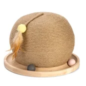 Drapaki dla kotów - Designed by Lotte Drapak i piłka do zabawy Karlie DBL z drewna - miniaturka - grafika 1