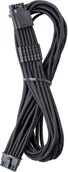 Akcesoria do komputerów stacjonarnych - CableMod Universal Pro ModMesh 16-pin do 16-pin kabel, Sleeved, StealthSense - czarny, 60 cm CM-PUNV-16PC-N60KK-5PK-R-SS - miniaturka - grafika 1