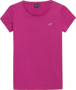 Koszulka damska 4F F0906 różowa 4FAW23TTSHF0906 53S-XL - Bluzki damskie - miniaturka - grafika 1