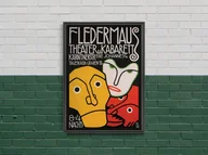 Plakaty - Plakat Teatr nietoperza Kabarett und - miniaturka - grafika 1