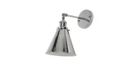 Lampy ścienne - Lumina Deco LAMPA ŚCIENNA KINKIET LOFTOWY CHROMOWANY RUBI W1 LDW B007-1 (CHR) - miniaturka - grafika 1