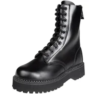 Botki męskie - glany GRINDERS - TAYLOR (CS BLACK) 10-dziurkowe-40 - miniaturka - grafika 1