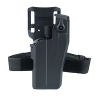 Repliki - akcesoria - IMI Defense - Kabura zewnętrzna OWB RDL3 Level 3 Light Bearing & Red Dot Sight Holster - Glock - Prawa - Czarna - IMI-RDL3 - miniaturka - grafika 1