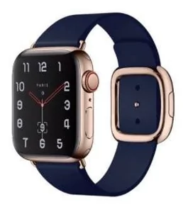Opaska Bestphone, Pasek, Modernloop, Apple Watch 1/2/3/4/5/6/7/8/Se 38/40/41Mm Navy-Rose Gold - Akcesoria do smartwatchy - miniaturka - grafika 1