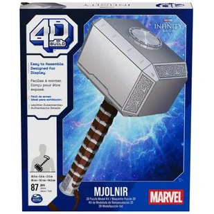 Puzzle 4D Build Marvel Młot Thora Mjolnir model 3D do złożenia - Puzzle - miniaturka - grafika 1