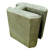 Akcesoria do ogrodzeń - Łącznik podmurówka przelotowy S07 25x24x18 cm - miniaturka - grafika 1