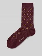 Skarpetki damskie - Skarpety ze wzorem na całej powierzchni model ‘REINDEER’ - miniaturka - grafika 1