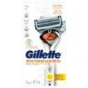 Maszynki do golenia i wkłady - Gillette Maszynka Skinguard Sensitive Z Baterią - miniaturka - grafika 1