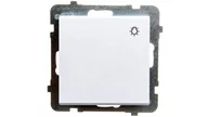 Wyłączniki światła i elektryczne - Ospel Sonata biały łącznik światło ŁP-5R/m/00 ŁP-5R/m/00 - miniaturka - grafika 1