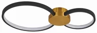 Lampy sufitowe - Condida - plafon LED złoty/czarny mat 641102-32 - miniaturka - grafika 1