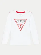Bluzki damskie - Guess Bluzka N84I24 K8HM0 Biały Regular Fit - miniaturka - grafika 1