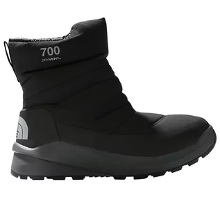 Buty zimowe męskie - Buty The North Face Nuptse II 0A5G2KKT01 - czarne - grafika 1