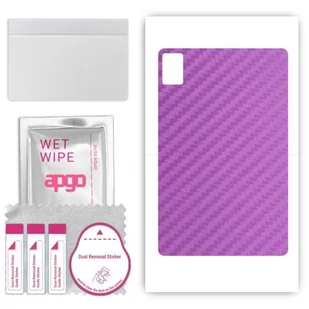 folia naklejka skórka strukturalna na TYŁ do TCL Tab 11 - Carbon Fioletowy - apgo SKINS - Akcesoria do tabletów i e-booków folia naklejka skórka strukturalna na TYŁ do TCL Tab 11 - Carbon Fioletowy - apgo SKINS - Akcesoria do tabletów i e-booków - miniaturka - grafika 1