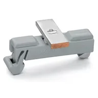 Kostki, złączki, wtyczki - Wago Szyna Cu 10x3mm dł 25mm mocowanie na TH35 do obejm do ekranów 790-108 i 790-116 i złączek 791-111 i 791-117 790-112 /25szt./ 790-112 - miniaturka - grafika 1