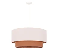 Lampy sufitowe - Duolla - Żyrandol na lince BOHO 1xE27/15W/230V beżowy/brązowy - miniaturka - grafika 1