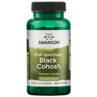 Witaminy i minerały dla sportowców - Swanson Black Cohosh 540mg 60 kapsułek - miniaturka - grafika 1