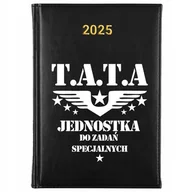 Notesy i bloczki - KALENDARZ TERMINARZ CZARNY Dzienny A5 2025 PLANNER DLA TATY MIX WZORY - miniaturka - grafika 1