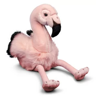 Animigos Animigos Pluszowe zwierzątko flamingo, maskotka o realistycznym wyglądzie, przytulnie miękka, ok. 24 cm wielkości 37243 - Maskotki i pluszaki - miniaturka - grafika 1