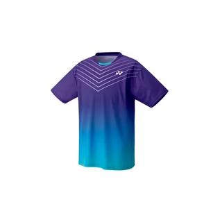 Koszulki sportowe męskie - Koszulka do teniska z krótkim rękawem męska Yonex DEEP PURPLE - grafika 1