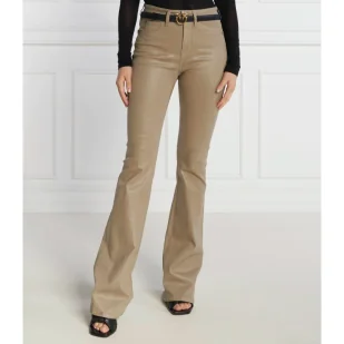 Pinko Jeansy FLORA NO BELT FLARE DRILL SPAL | Regular Fit - Spodnie damskie - miniaturka - grafika 1