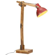 Lampy stojące - vidaXL Lampa stojąca, 25 W, postarzany czerwony, 33x25x130-150 cm, E27 - miniaturka - grafika 1