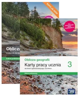 Pakiet Oblicza geografii 3. Podręcznik i Karty pracy ucznia dla liceum ogólnokształcącego i technikum. Zakres podstawowy. Szkoły ponadpodstawowe - Podręczniki dla liceum - miniaturka - grafika 1