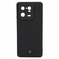Etui i futerały do telefonów - Bizon Etui Case Silicone Sq do Xiaomi 13 Pro, czarne - miniaturka - grafika 1