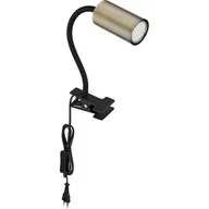 Lampy stojące - Globo Robby 57911KM lampa stołowa lampka 1x25W GU10 mosiądz/czarny - miniaturka - grafika 1