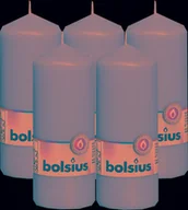 Świece - Świeca pieńkowa walec BOLSIUS 42H 15CM 5szt. FUKSJA - miniaturka - grafika 1