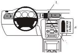 ProClip do Chevrolet Silverado Seria 1500 07-13 - Uchwyty samochodowe do telefonów - miniaturka - grafika 1