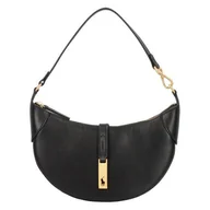 Torebki damskie - POLO RALPH LAUREN Polo ID Torba na ramię Skórzany 26 cm czarny - miniaturka - grafika 1