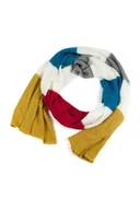 Apaszki i szaliki damskie - Szal Szerokie Pasy - miniaturka - grafika 1