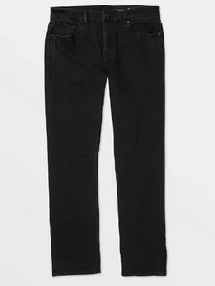 Spodnie i spodenki dla chłopców - Volcom Solver Black Out designer dżinsy męskie - 33/32 - grafika 1