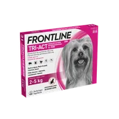 Artykuły przeciw pasożytom - Frontline Tri-Act XS 2-5kg pipeta 3 x 0,5ml) - miniaturka - grafika 1