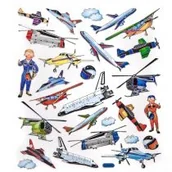Zabawki kreatywne - Dalprint Naklejki samoloty - miniaturka - grafika 1