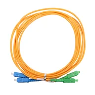 Kable komputerowe i do monitorów - Extralink SC/APC-SC/UPC | Patchcord | Jednomodowy, Duplex, G657A1, 3mm, 2m - miniaturka - grafika 1