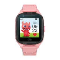Smartwatch - Maxlife 4G MXKW-350 GPS WiFi Różowy - miniaturka - grafika 1