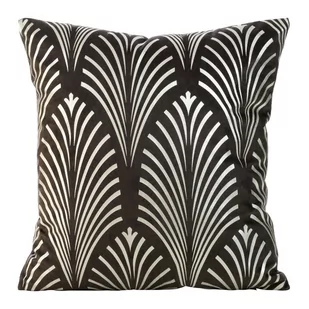 Poszewka 45 x 45 Eurofirany Velvet Blink27 Czarny - Poszewki na poduszki Poszewka 45 x 45 Eurofirany Velvet Blink27 Czarny - Poszewki na poduszki - miniaturka - grafika 1