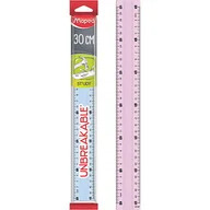 Przybory szkolne - Maped Linijka Study niełamliwa 30cm mix - miniaturka - grafika 1