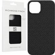 Etui i futerały do telefonów - Richmond&Finch Etui Vegan Leather do iPhone 14 czarne - miniaturka - grafika 1