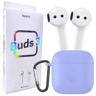 Słuchawki - XIAOMI REDMI BUDS 3 + ETUI fioletowe - miniaturka - grafika 1