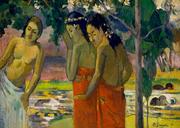 Plakaty - Plakat, Three Tahitian Women, Paul Gauguin, 100x70 cm - miniaturka - grafika 1