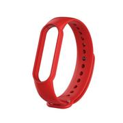 Paski - Beline pasek Mi Band 7/6/5 czerwony /red - miniaturka - grafika 1