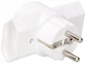 Gniazdka elektryczne - ROZGAŁĘŹNIK 3 GNIAZDA BIAŁY ZŁODZIEJKA UZIEMIENIE - miniaturka - grafika 1