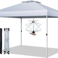 Szklarnie ogrodowe - Szklarnia foliowa, 180 x 250 x 230 cm, szklarnia z zwijanymi drzwiami i 2 oknami, domek na pomidory z folią siatkową PE, domek foliowy, zielony - miniaturka - grafika 1