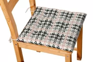 Meble modułowe i akcesoria - Dekoria Siedzisko Karol na krzesło różowo-czarna pepitka 40 × 40 × 3,5 cm Brooklyn 200-137-75 - miniaturka - grafika 1